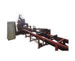 CNC Flat Steel  Punching & Cutting Line -plate width 120mm，hole φ40mm 